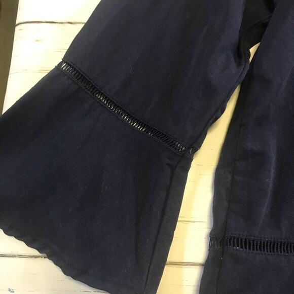 Soft Surroundings Isle of Breeze Top Style# 2DD98 Navy Blue Size Large - Picture 6 of 8